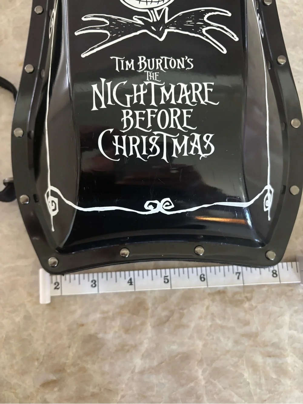 Vintage Boblbee The Nightmare Before Christmas Hard Shell Mini Backpack